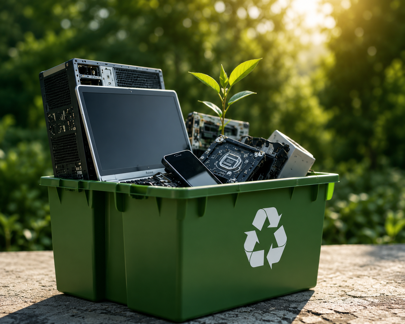 Refurbishment workshop at Green IT Recovery