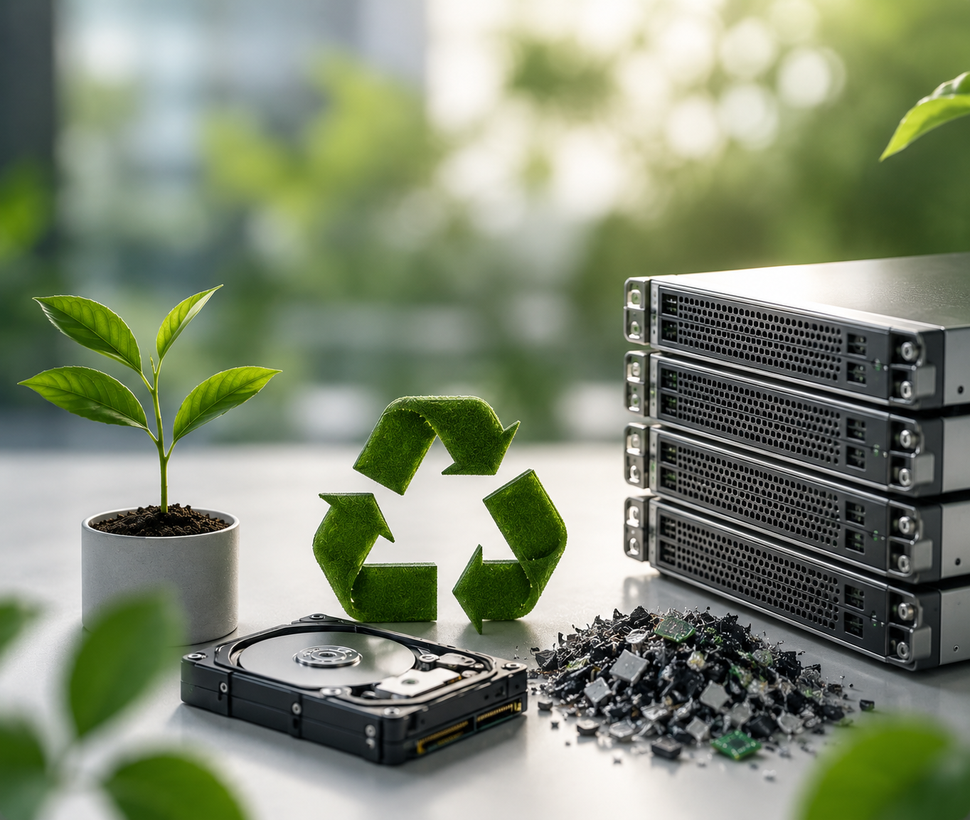 Refurbishment workshop at Green IT Recovery